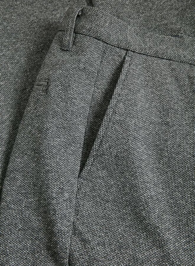 Pantalon Matinique Paton effet tweed noir