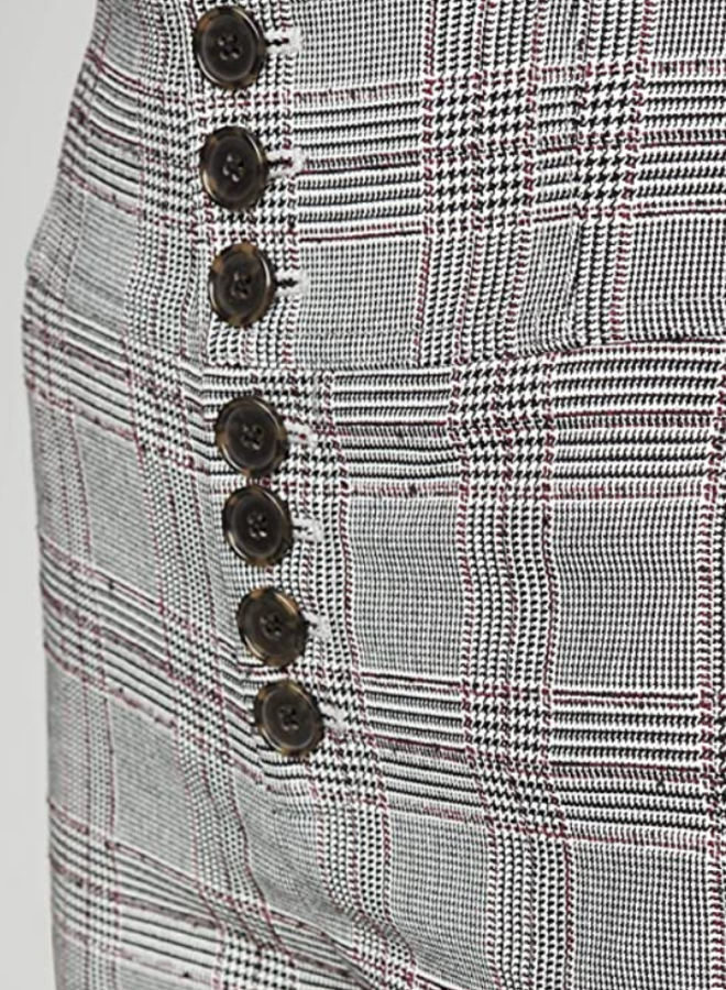 Pantalon Joie Prince-de-Galles caviar