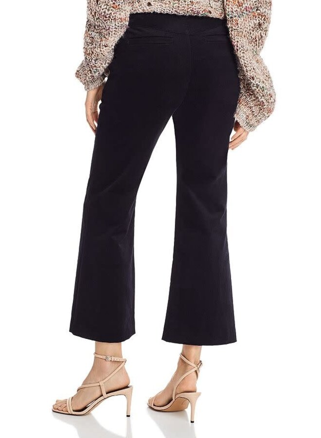 Pantalon Joie en velours bleu marine