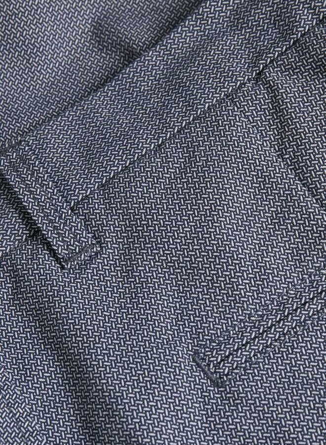 Pantalon Matinique Pristu chino bleu denim texturé