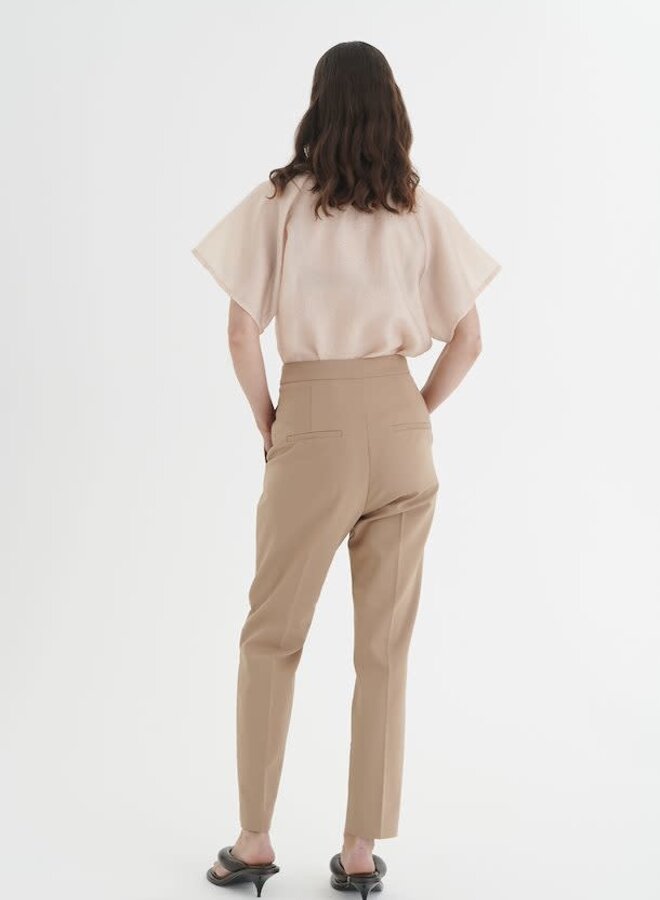 Pantalon InWear Zella à plis beige amphora