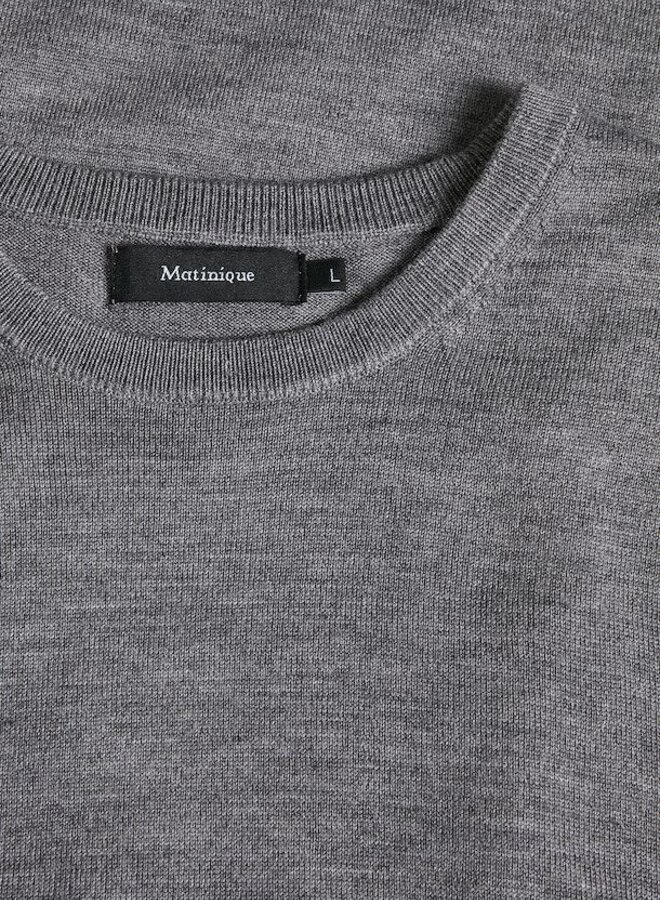 Tricot Matinique Margrate gris pâle mélange