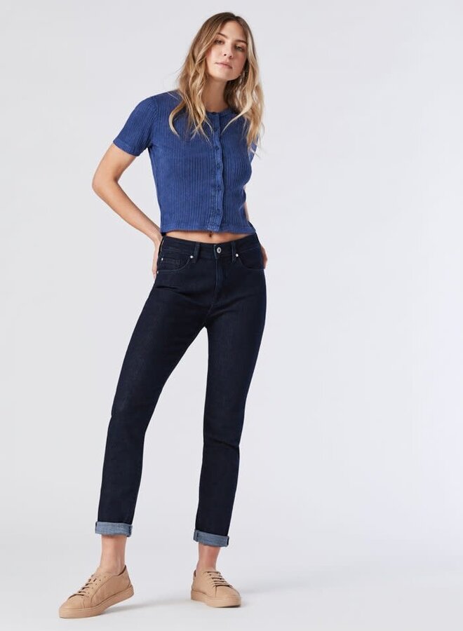 Jeans Mavi Jeans Kathleen - Solid Rinse Feather Blue