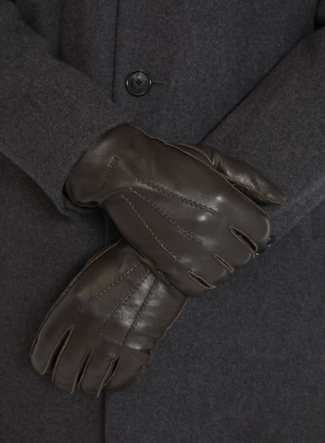 Gants Matinique Trewy en cuir bruns