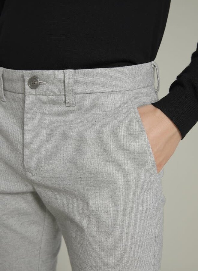 Pantalon Matinique Pristu gris pâle tissé