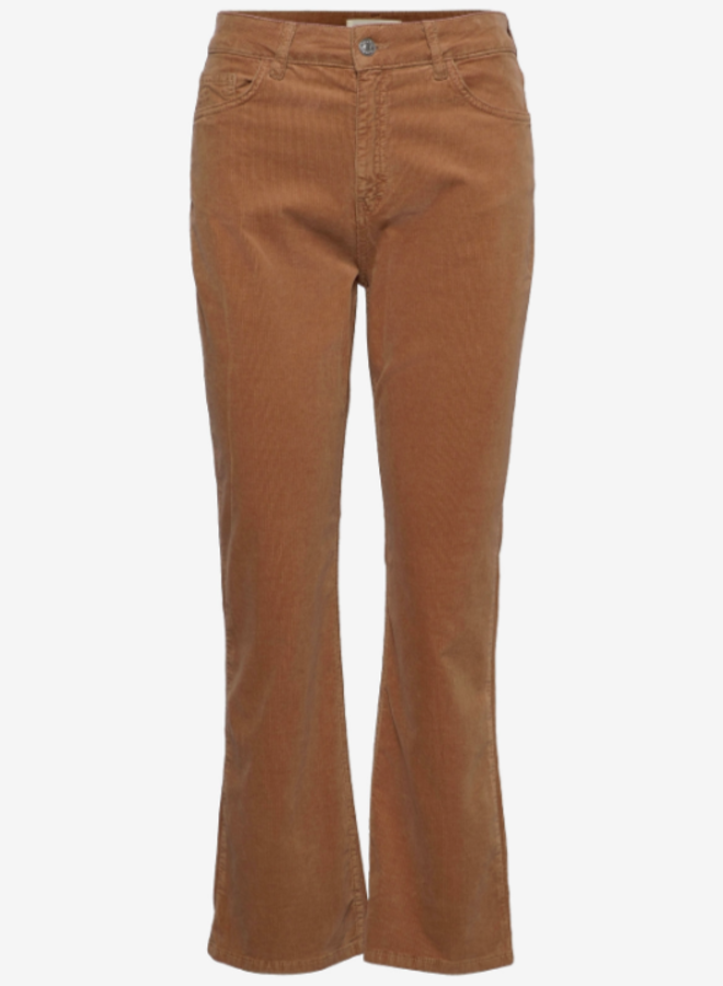 Pantalon Part Two Ryana en corduroy beige camel