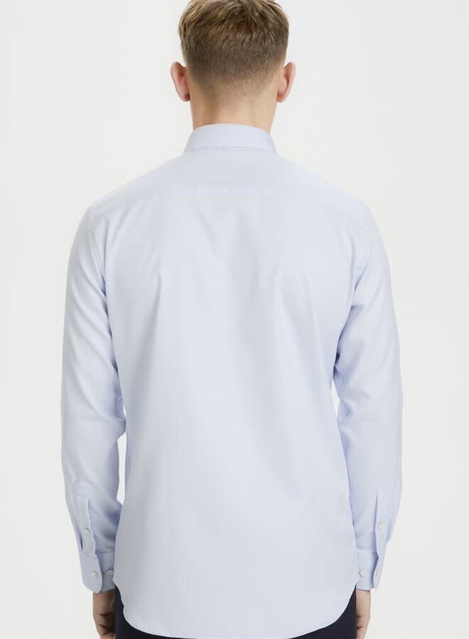 Chemise Matinique Marc tissée bleu pâle