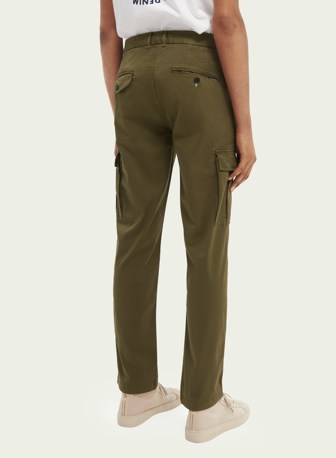 Pantalon cargo Scotch & Soda vert khaki