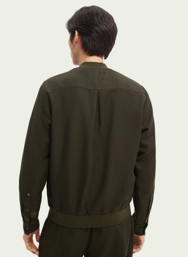 Jacket Scotch & Soda bomber vert khaki