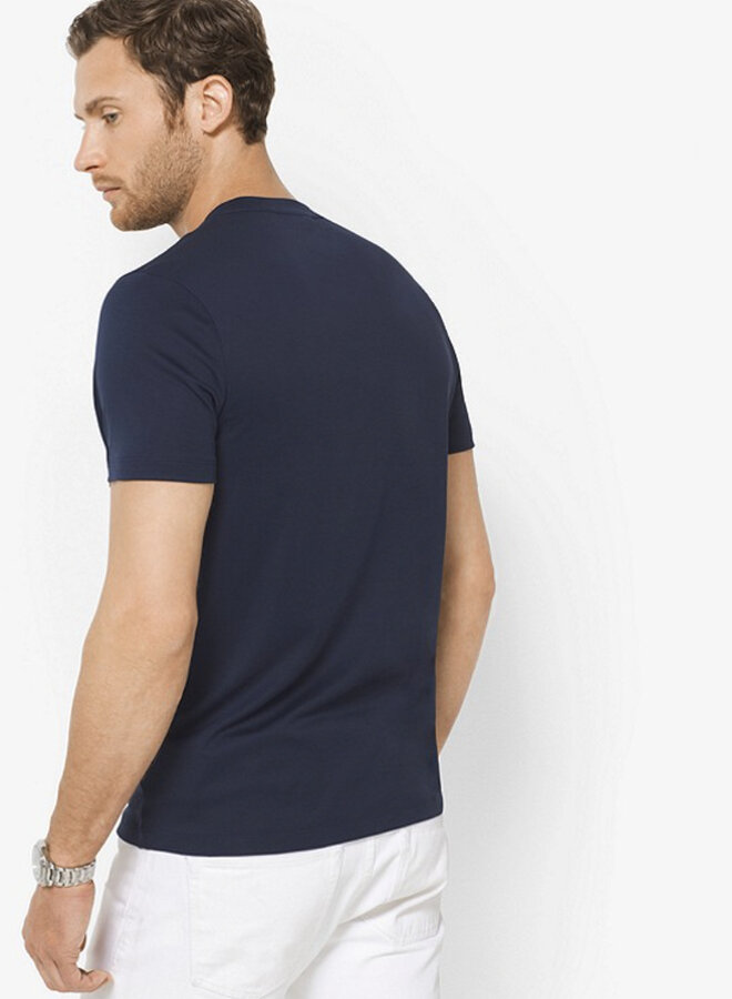T-shirt Michael Kors en jersey de coton bleu marine