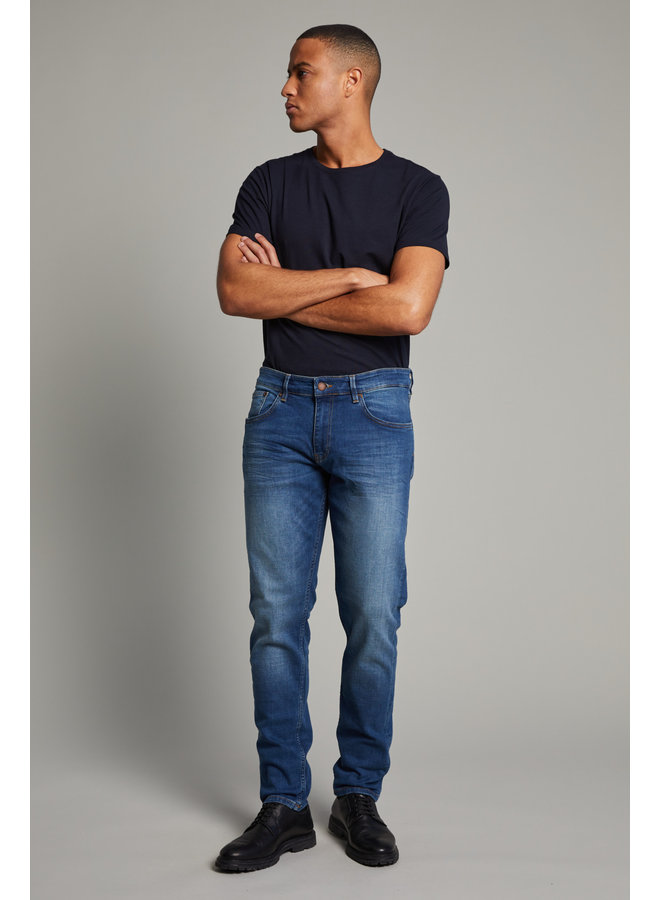 Jeans Matinique Priston bleu moyen délavé
