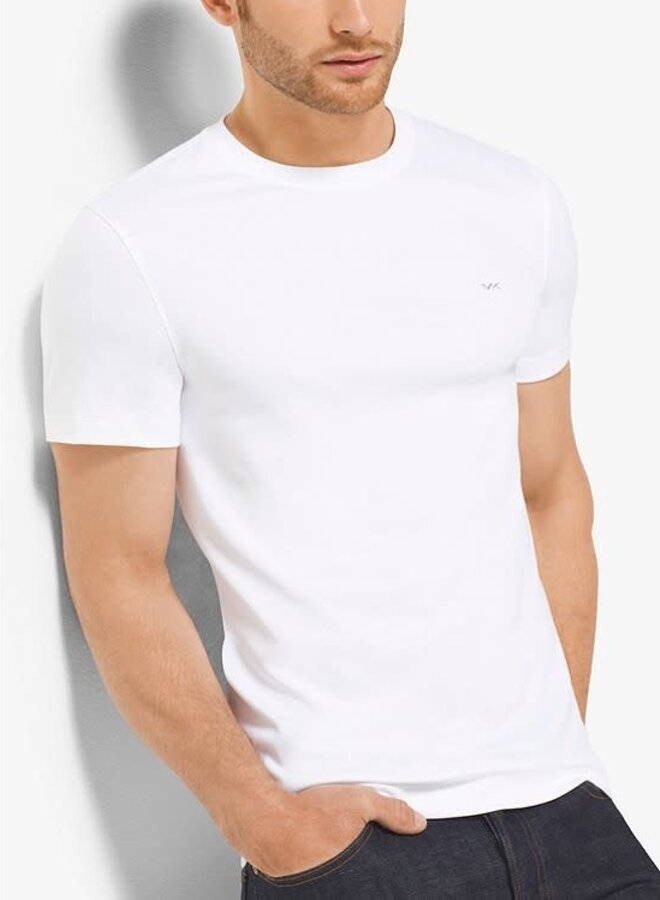 T-shirt Michael Kors en jersey de coton blanc
