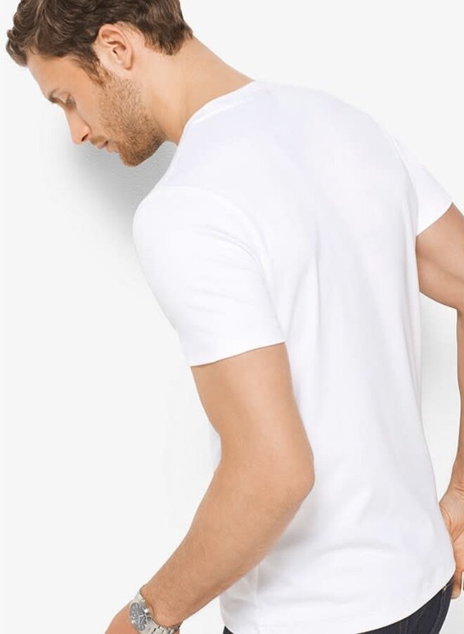 T-shirt Michael Kors en jersey de coton blanc