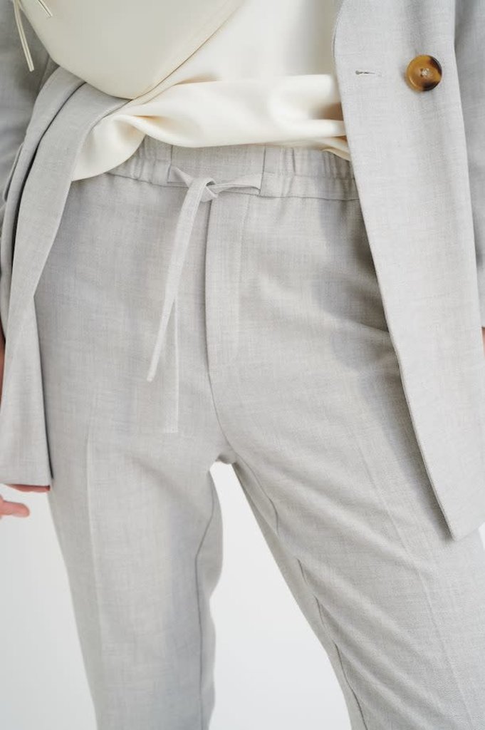 InWear Pantalon InWear Wadina à taille élastique gris pâle chiné