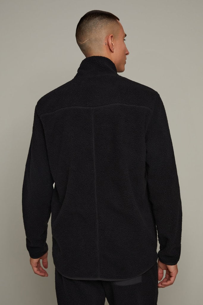 Matinique Jacket Matinique Isaac en laine polaire noir