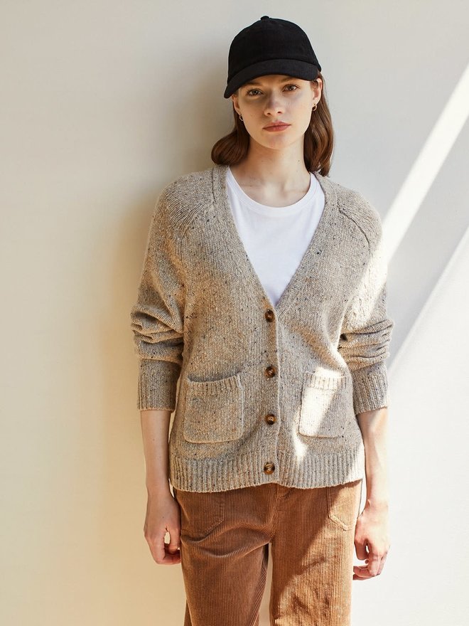 argue KID MOHAIR&ALPACA CARDIGAN/MOCA BE | sweatreno.com