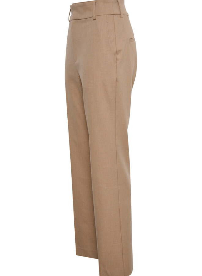 Pantalon InWear Nakita à jambes larges beige gruau