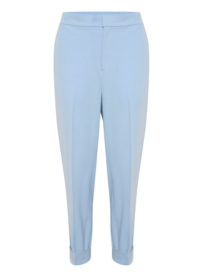 Pantalon InWear Naxa ample à revers bleu pâle