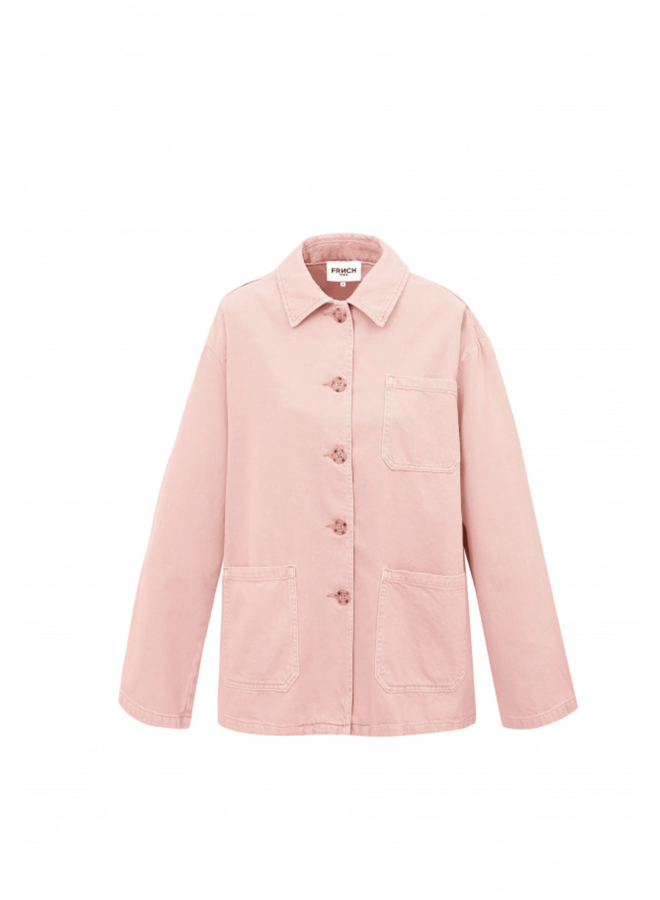 Jacket Frnch Paris Lais en coton rose