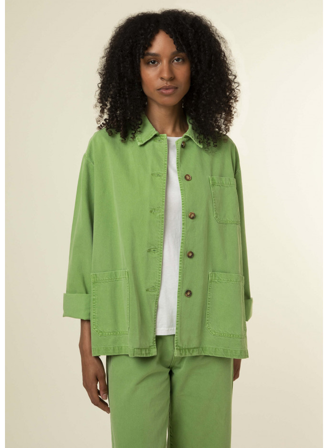 Jacket Frnch Paris Lais en coton vert