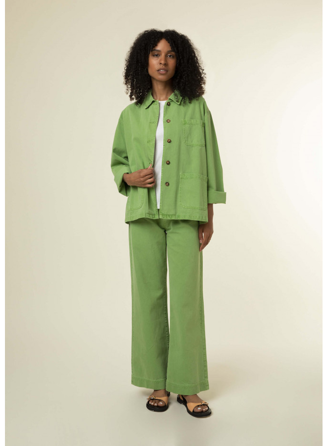 Jacket Frnch Paris Lais en coton vert