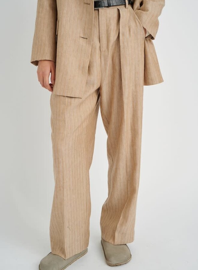 Pantalon pince - CHEVRON BEIGE