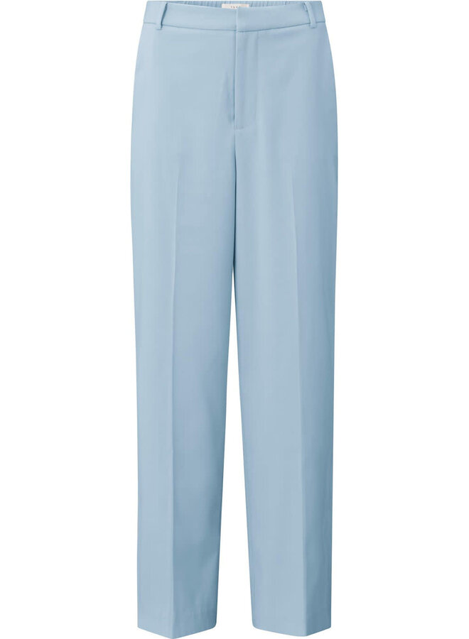 Pantalon Yaya à plis bleu lavande