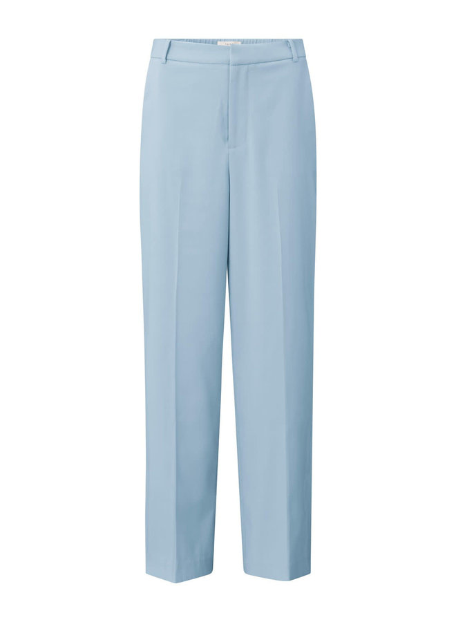 Pantalon Yaya à plis bleu lavande