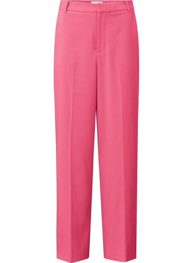 Pantalon Yaya à plis rose fuschia