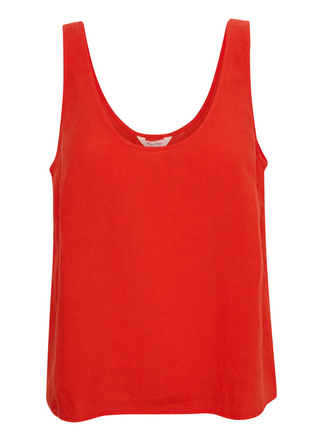 Camisole Part Two Astrid rouge grenadine