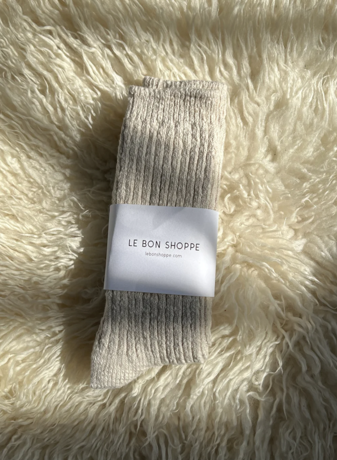 Bas Le Bon Shoppe Cottage beige gruau chiné