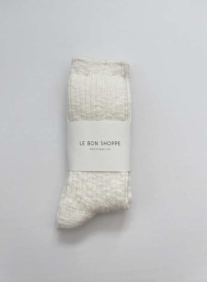 Bas Le Bon Shoppe Cottage écrus