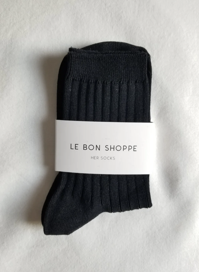 Bas Le Bon Shoppe Her Socks noirs