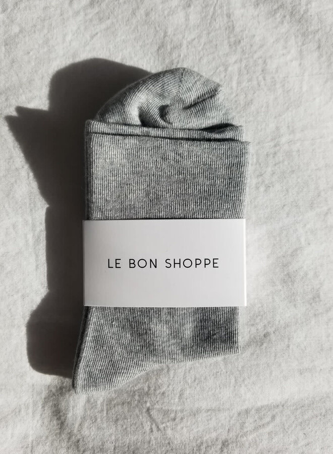 Bas Le Bon Shoppe Sneaker gris pâle chiné