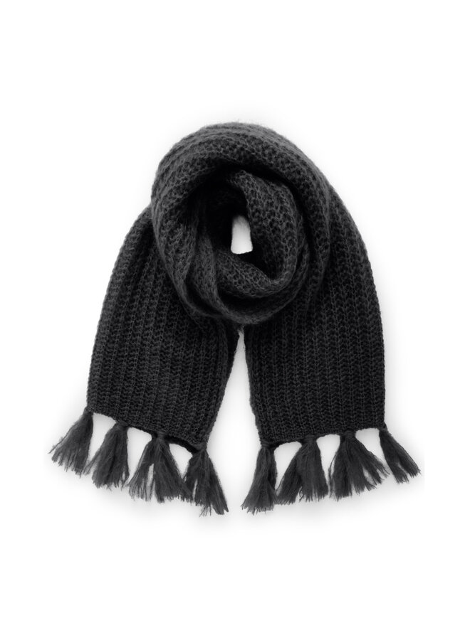 Foulard Part Two Charin en mohair noir