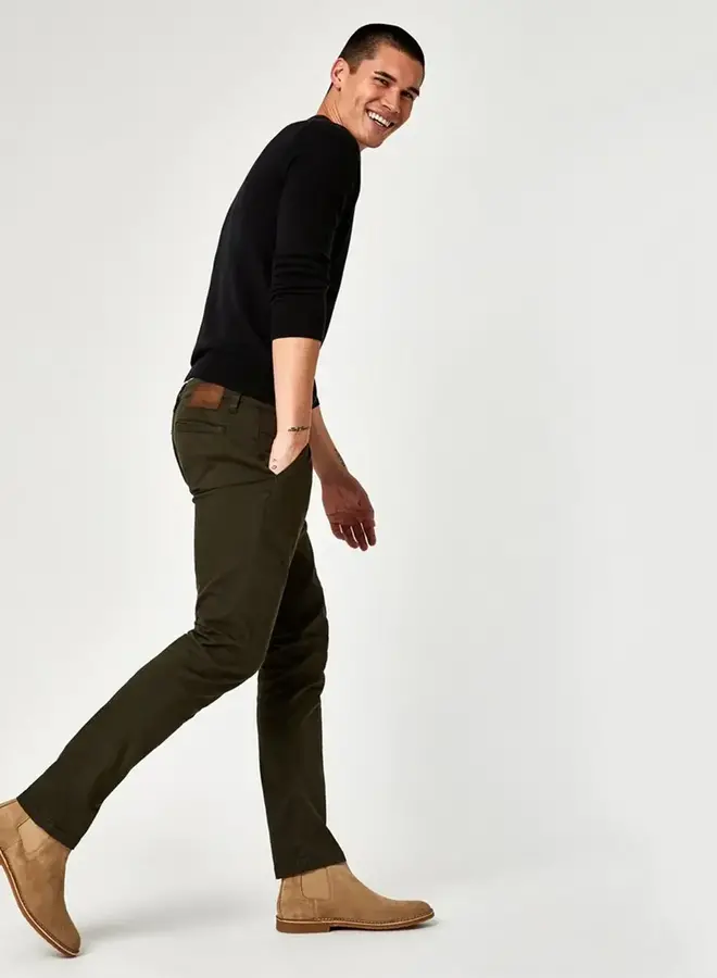 Pantalon Mavi Jeans Johnny - Dark Green Twill