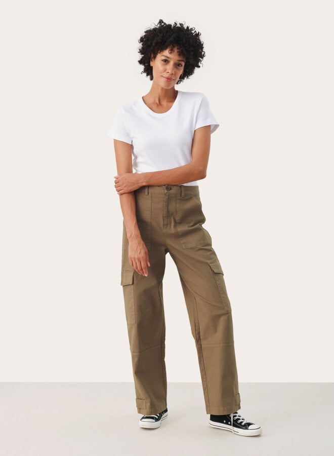 Pantalon Part Two Crina cargo vert olive