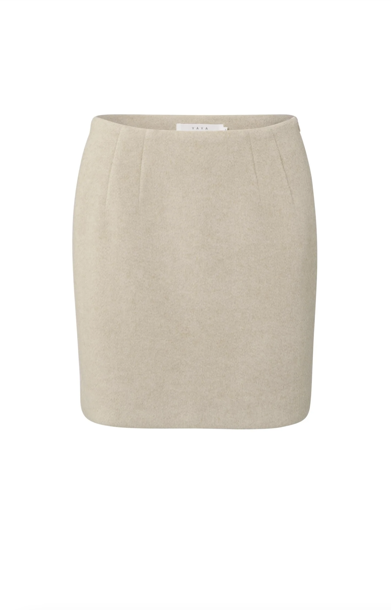 Yaya Jupe Yaya en peluche beige mastic