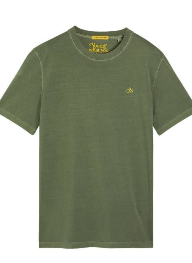T-shirt Scotch & Soda vert khaki