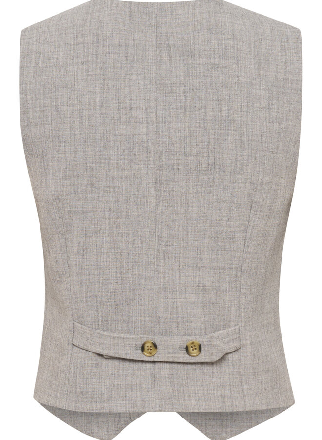 Gilet InWear Zoie boutonné gris pâle