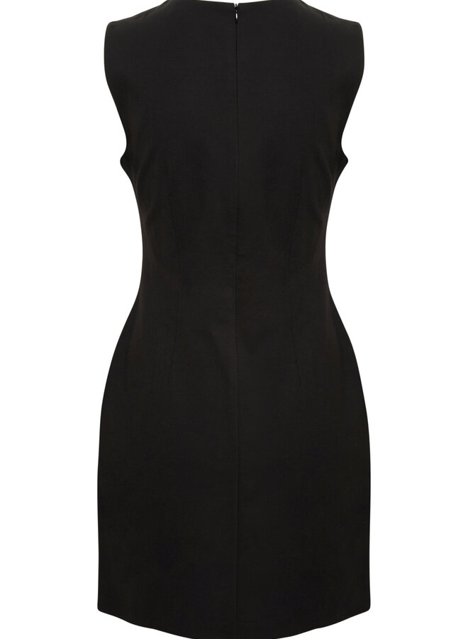 Robe Part Two Dailyn en jersey noire