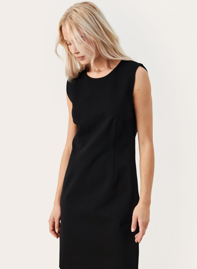 Robe Part Two Dailyn en jersey noire