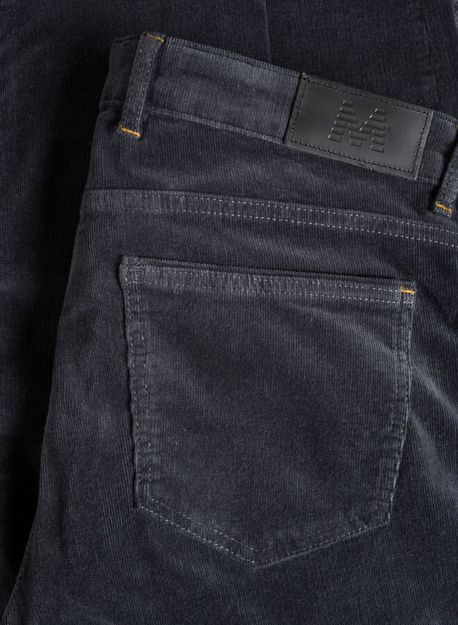 Jeans Matinique Pete en corduroy gris charcoal