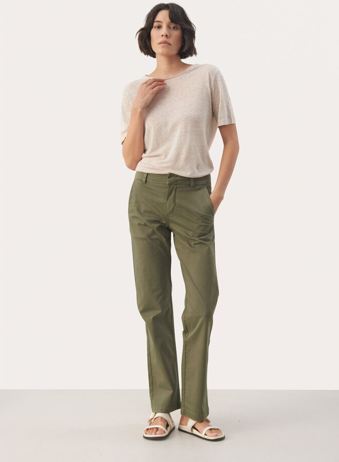 Pantalon Part Two Soffyn vert olive