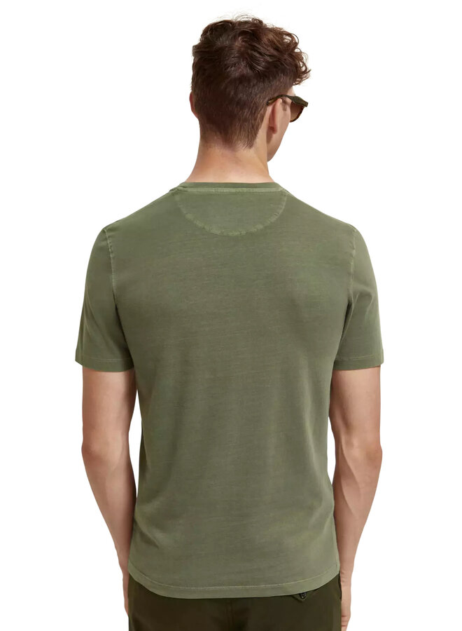 T-shirt Scotch & Soda vert khaki