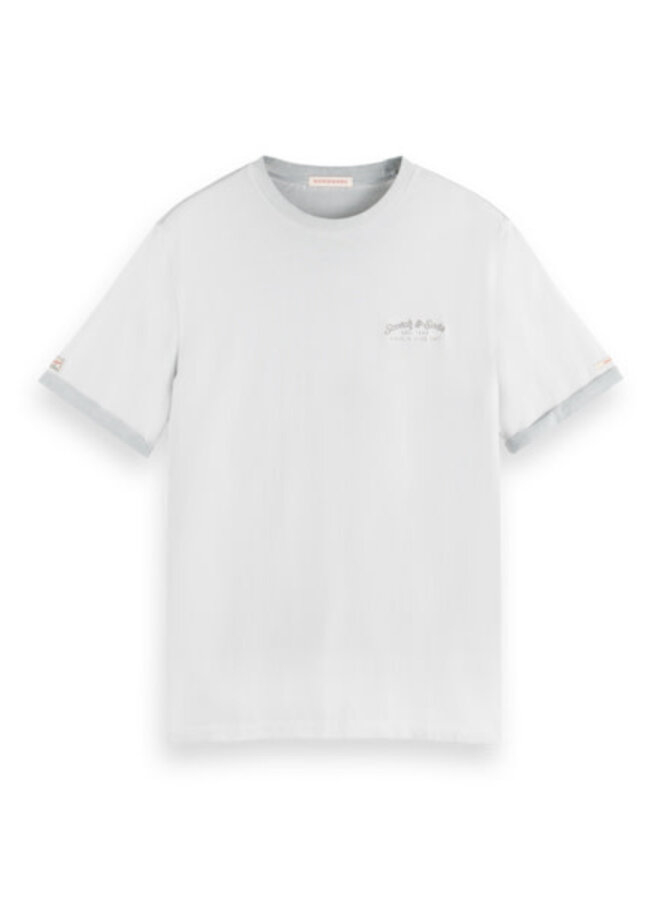 T-shirt Scotch & Soda gris pâle