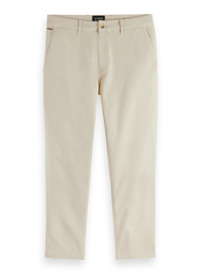 Pantalon Scotch & Soda The Drift beige pâle