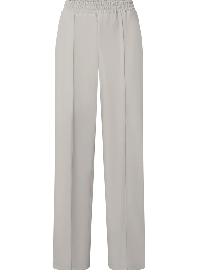 Pantalon Yaya en faux cuir taupe