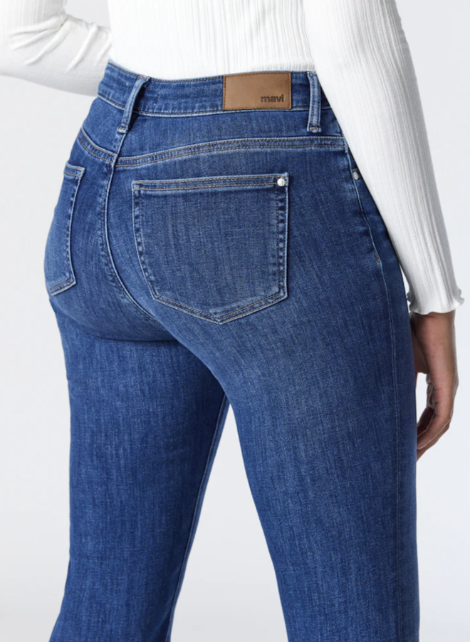 Jeans Mavi Jeans Kendra Dark Brushed Feather Blue