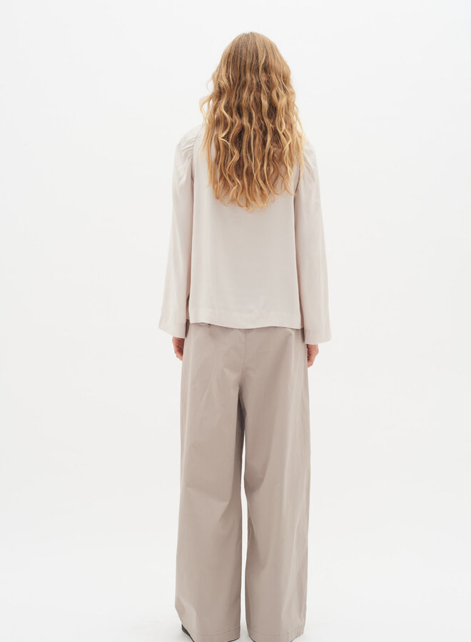 Pantalon InWear Posy à plis beige argile